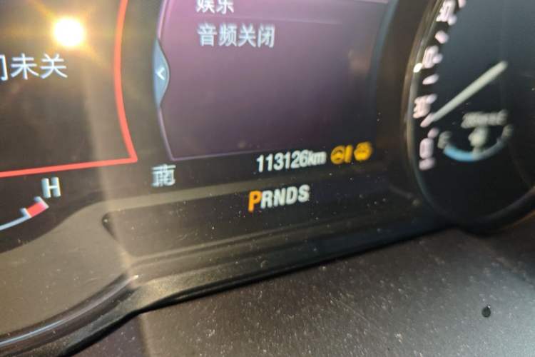 Used Lincoln MKX 2015 2.7T Four-Wheel Drive Prestige Edition Odometer Close Up