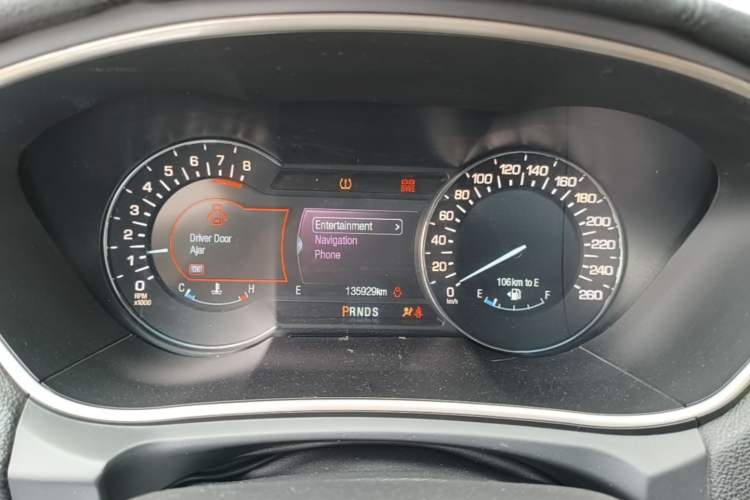 Used Lincoln MKX 2015 2.0T Two-Wheel Drive Deluxe Edition Instrument Cluster