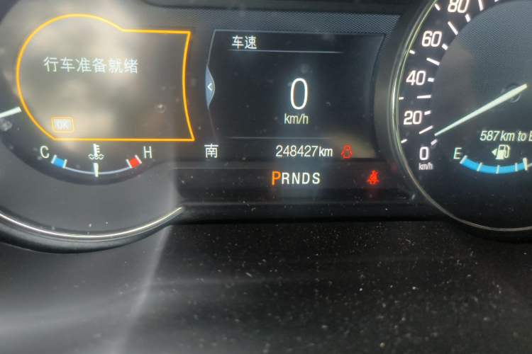 Used Lincoln MKX 2015 2.7T Four-Wheel Drive Prestige Edition Odometer Close Up