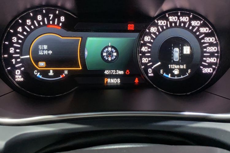Used Lincoln MKX 2015 2.7T Four-Wheel Drive Prestige Edition Odometer Close Up