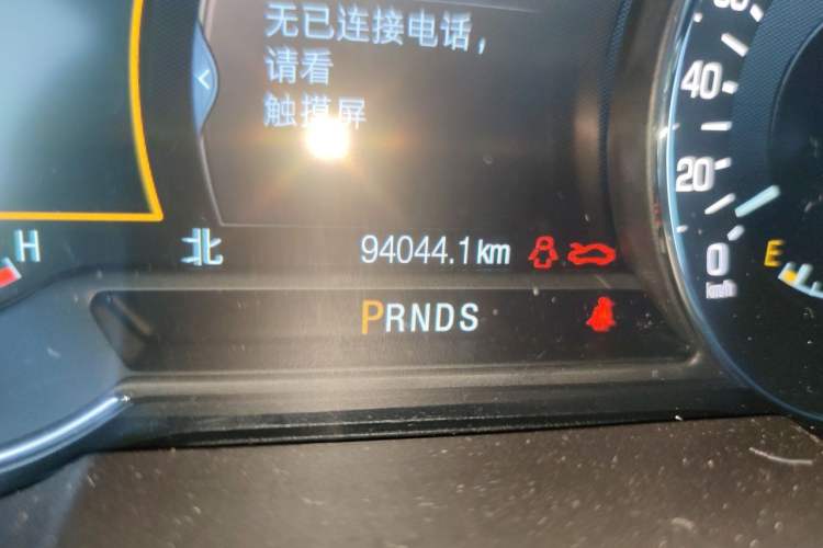 Used Lincoln MKX 2015 2.0T Four-Wheel Drive Luxury Edition Odometer Close Up