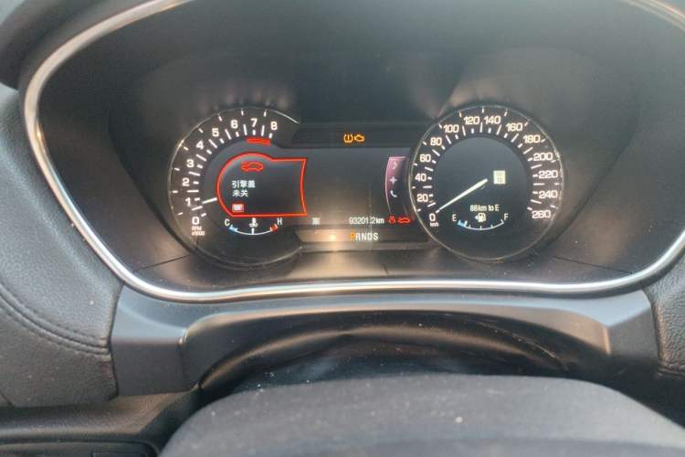 Used Lincoln MKX 2015 2.0T Four-Wheel Drive Luxury Edition Odometer Close Up