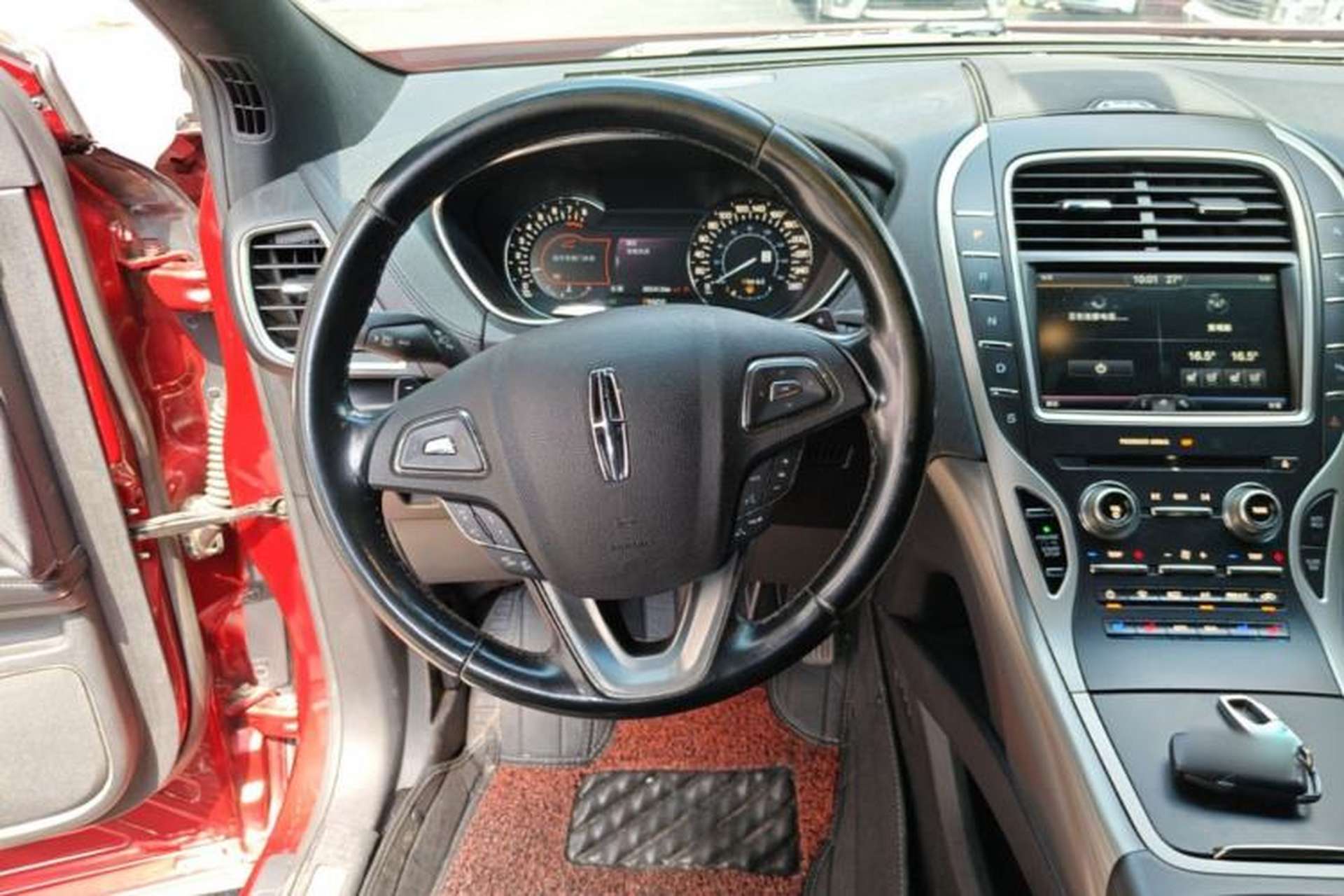 Used Lincoln MKX 2015 2.0T Four-Wheel Drive Luxury Edition Steering Wheel