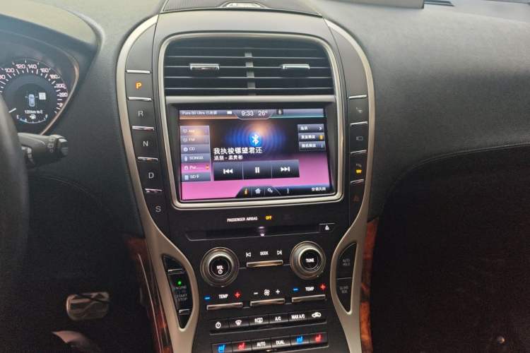Used Lincoln MKX 2015 2.7T Four-Wheel Drive Prestige Edition Audio And AC Panel