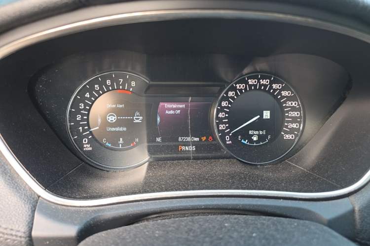 Used Lincoln MKX 2015 2.7T Four-Wheel Drive Prestige Edition Odometer Close Up