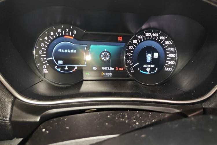 Used Lincoln MKX 2015 2.0T Four-Wheel Drive Luxury Edition Odometer Close Up