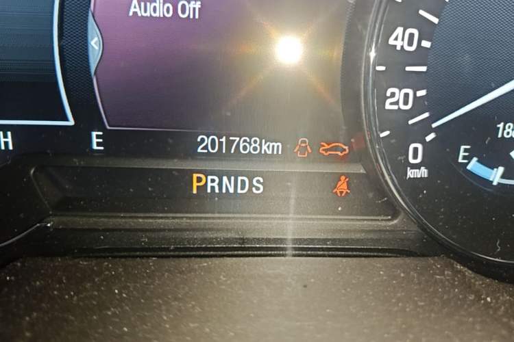Used Lincoln MKX 2017 2.0T Four-Wheel Drive Zunya Edition Odometer Close Up