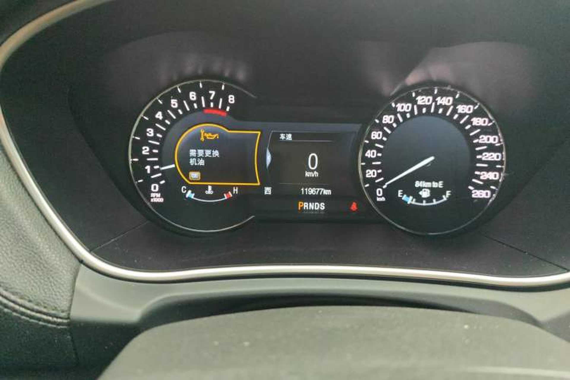 Used Lincoln MKX 2017 2.7T Four-Wheel Drive Prestige Edition Odometer Close Up