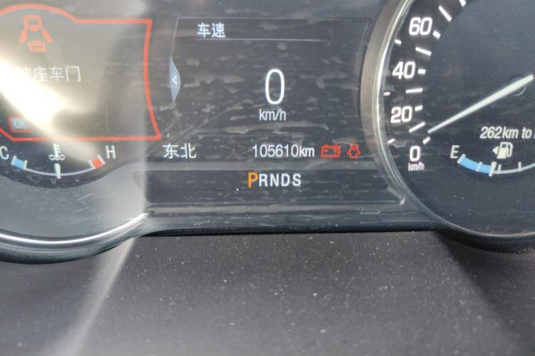 Used Lincoln MKX 2017 2.0T Four-Wheel Drive Zunya Edition Odometer Close Up