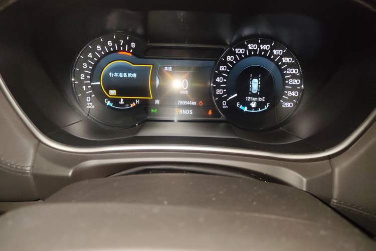Used Lincoln MKX 2017 2.7T Four-Wheel Drive Presidential Series Odometer Close Up