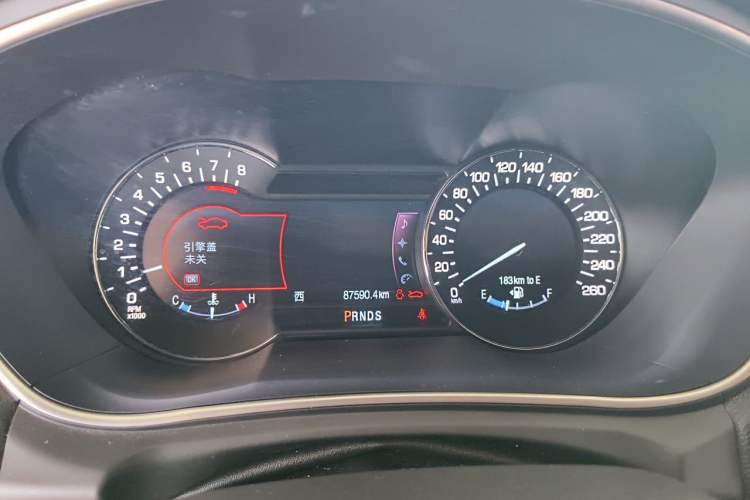 Used Lincoln MKX 2017 2.0T Two-Wheel Drive Deluxe Edition Instrument Cluster