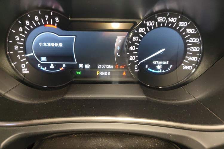 Used Lincoln MKX 2017 2.0T Four-Wheel Drive Zunya Edition Odometer Close Up