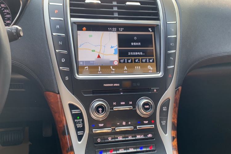 Used Lincoln MKX 2018 2.7T Four-Wheel Drive Prestige Edition Audio And AC Panel