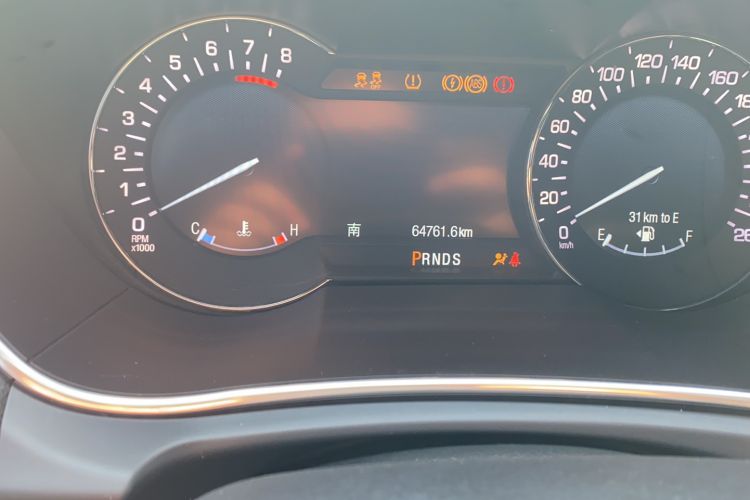 Used Lincoln MKX 2018 2.7T Four-Wheel Drive Prestige Edition Odometer Close Up