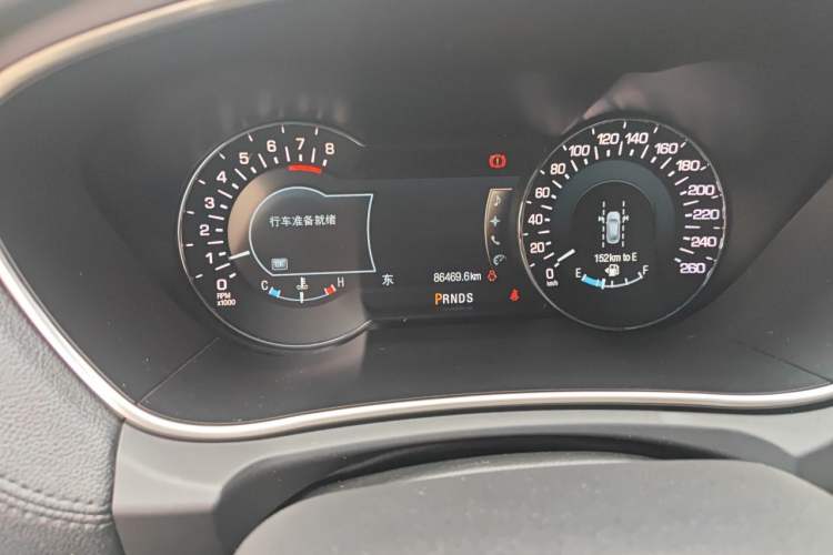 Used Lincoln MKX 2018 2.0T Four-Wheel Drive Zunya Edition Odometer Close Up