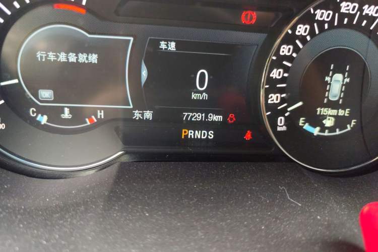 Used Lincoln MKX 2018 2.0T Four-Wheel Drive Zunya Edition Odometer Close Up