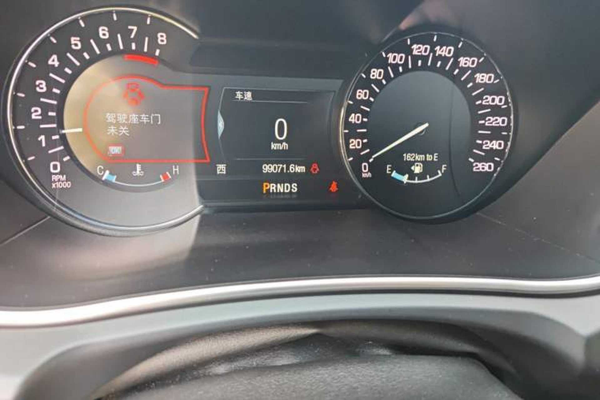 Used Lincoln MKX 2018 2.0T Four-Wheel Drive Zunya Edition Odometer Close Up