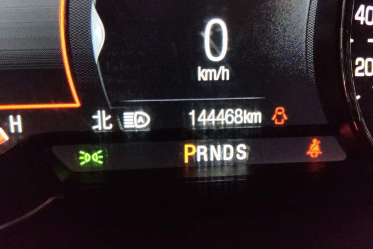 Used Lincoln MKX 2018 2.7T Four-Wheel Drive Prestige Edition Odometer Close Up