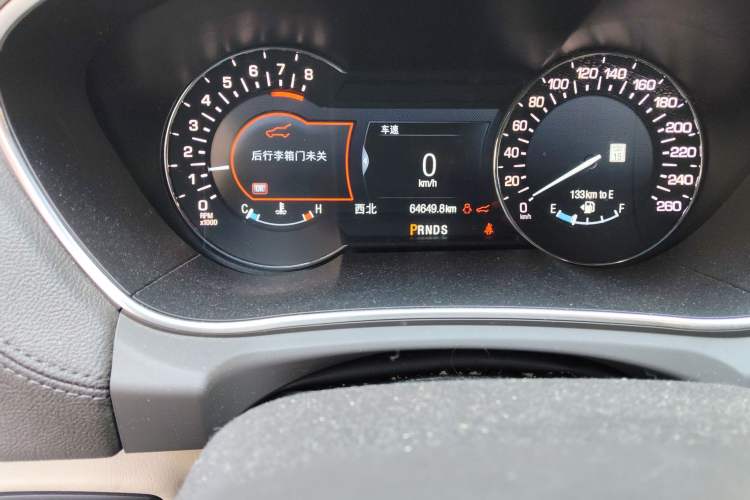Used Lincoln MKX 2018 2.0T Four-Wheel Drive Zunya Edition Odometer Close Up