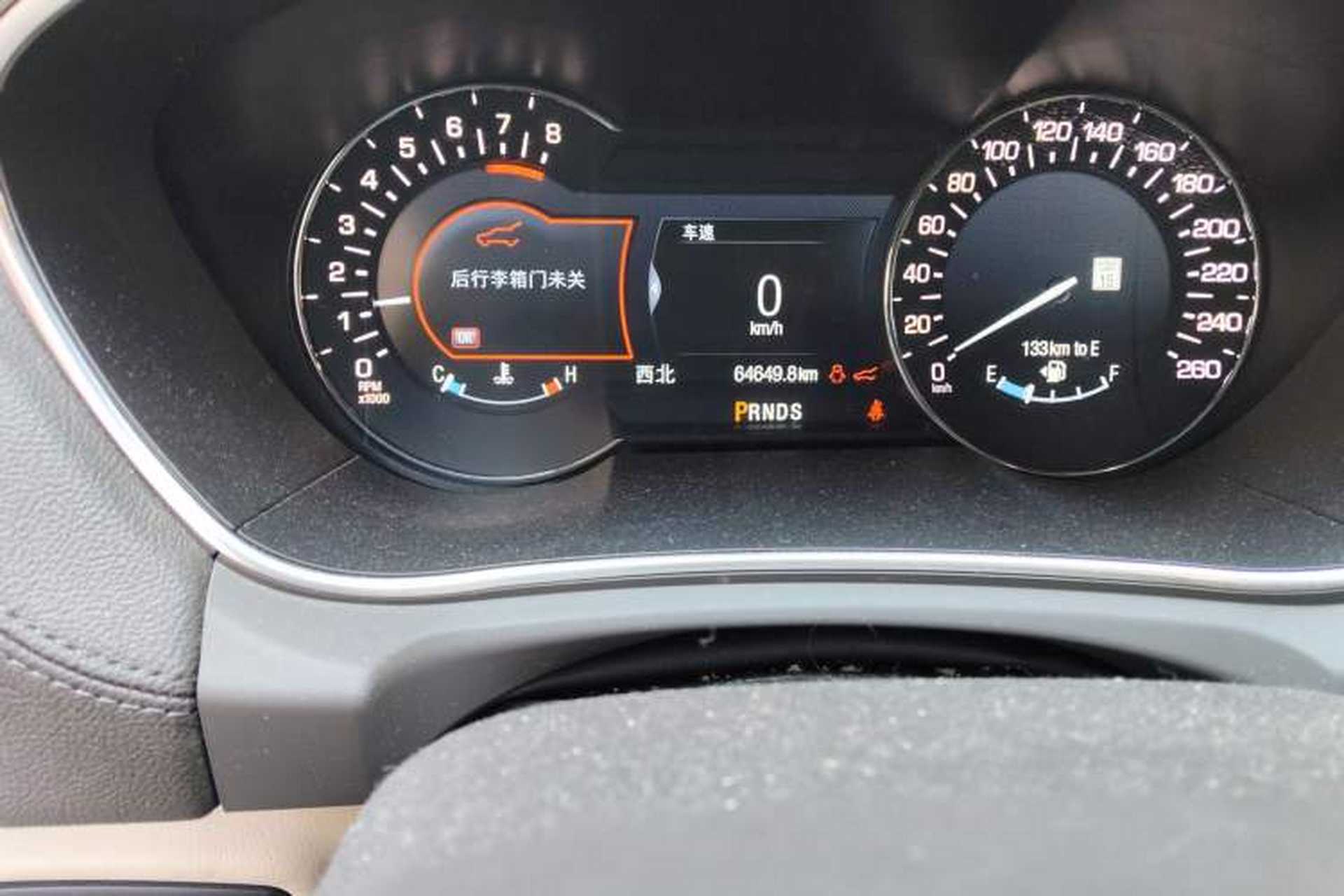 Used Lincoln MKX 2018 2.0T Four-Wheel Drive Zunya Edition Odometer Close Up