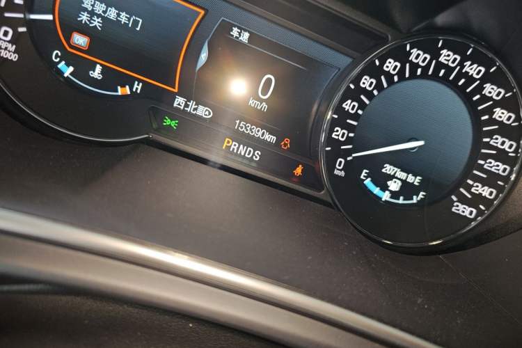 Used Lincoln MKX 2018 2.7T Four-Wheel Drive Prestige Edition Odometer Close Up