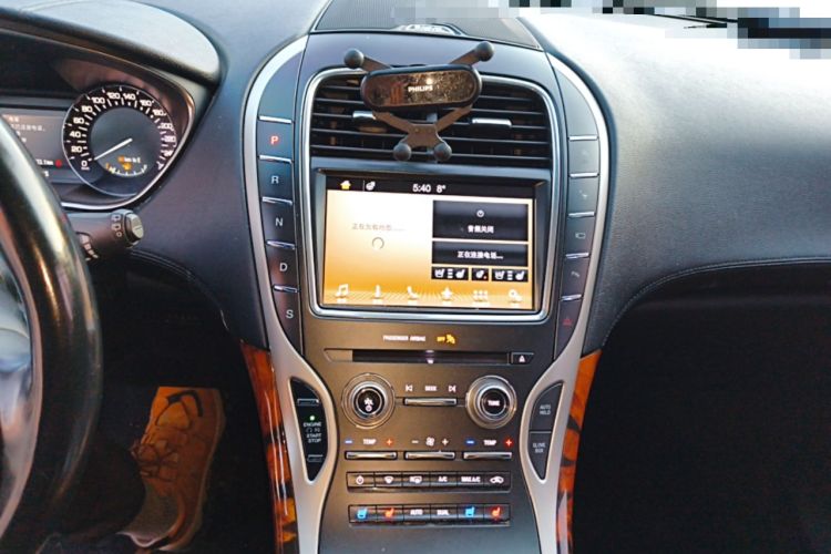 Used Lincoln MKX 2018 2.0T Four-Wheel Drive Zunya Edition Audio And AC Panel