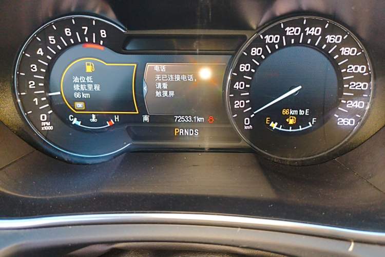 Used Lincoln MKX 2018 2.0T Four-Wheel Drive Zunya Edition Odometer Close Up