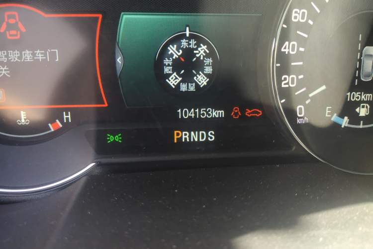 Used Lincoln MKX 2018 2.7T Four-Wheel Drive Prestige Edition Odometer Close Up