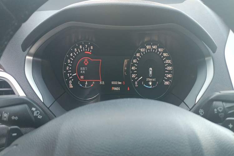 Used Lincoln MKZ 2014 2.0T Prestige Edition Odometer Close Up
