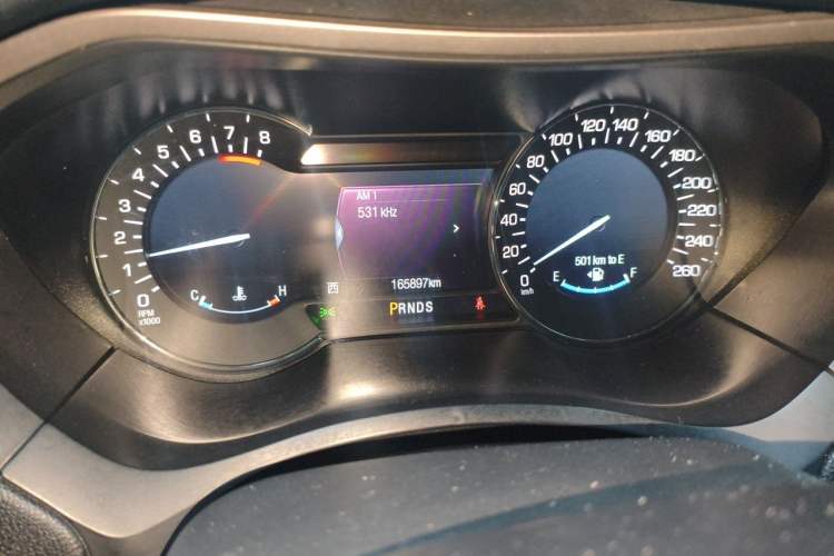 Used Lincoln MKZ 2014 2.0T Luxury Edition Odometer Close Up