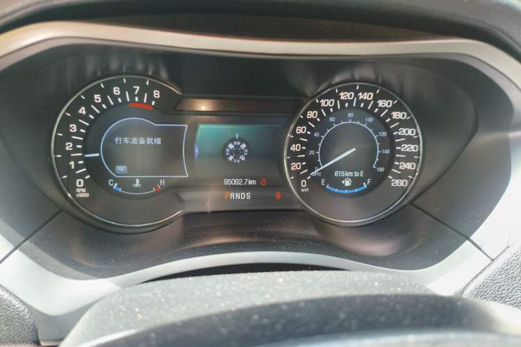 Used Lincoln MKZ 2014 2.0T Prestige Edition Odometer Close Up
