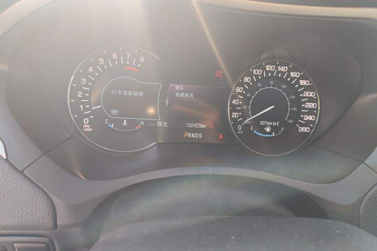 Used Lincoln MKZ 2014 2.0T Luxury Edition Odometer Close Up