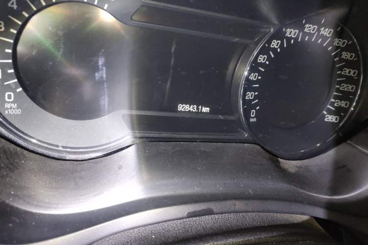 Used Lincoln MKZ  Odometer Close Up