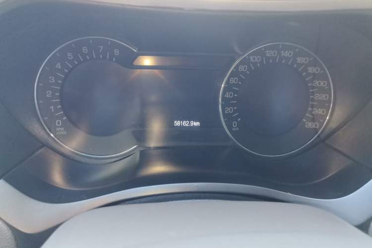 Used Lincoln MKZ  Odometer Close Up