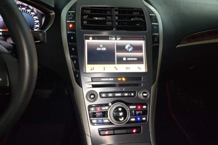 Used Lincoln MKZ 2017 2.0T Luxury Edition Audio And AC Panel