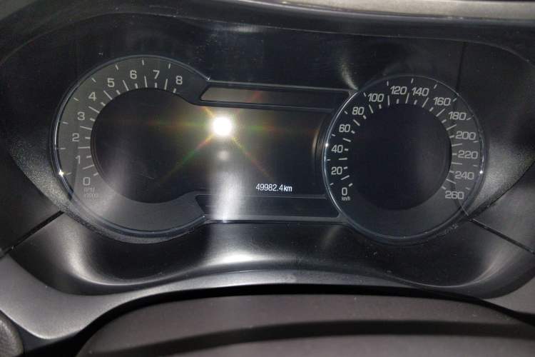 Used Lincoln MKZ 2017 2.0T Luxury Edition Odometer Close Up