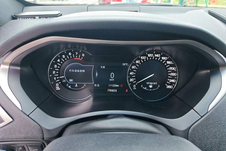Used Lincoln MKZ 2017 2.0T Prestige Edition Odometer Close Up