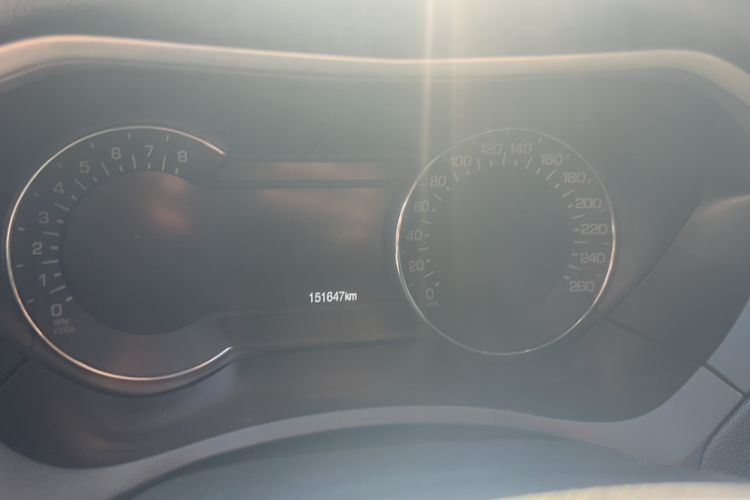 Used Lincoln MKZ 2017 2.0T Luxury Edition Odometer Close Up
