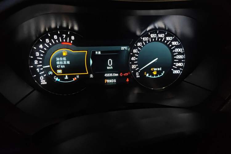 Used Lincoln MKZ 2017 2.0T Zunyue Edition Odometer Close Up
