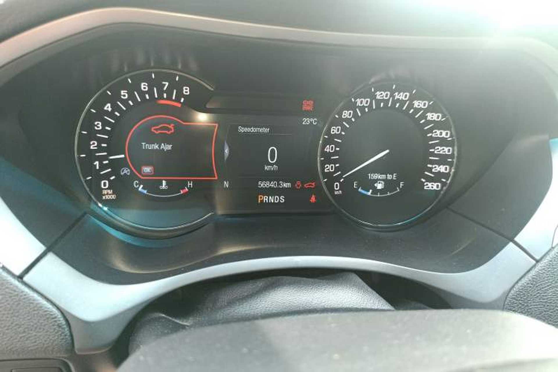 Used Lincoln MKZ 2017 2.0T Luxury Edition Odometer Close Up