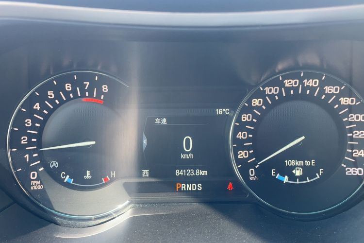 Used Lincoln MKZ 2017 2.0T Luxury Edition Odometer Close Up