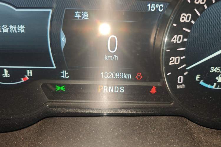 Used Lincoln MKZ 2017 2.0T Luxury Edition Odometer Close Up