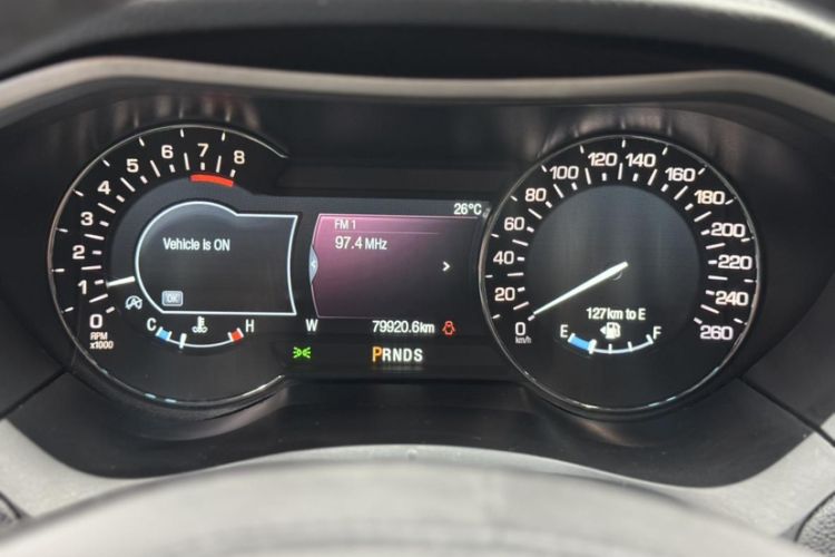 Used Lincoln MKZ 2017 2.0T Luxury Edition Odometer Close Up