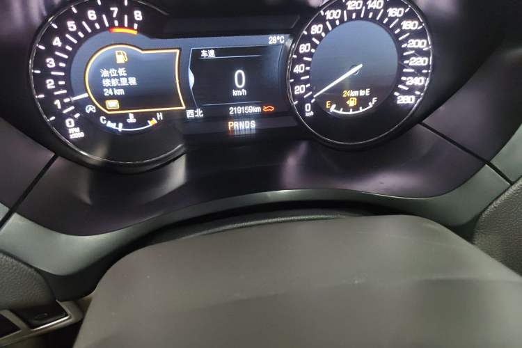 Used Lincoln MKZ 2017 2.0T Luxury Edition Odometer Close Up