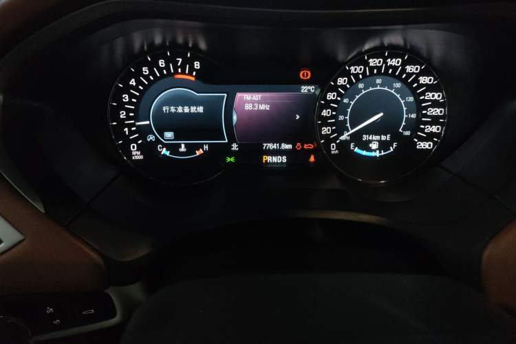 Used Lincoln MKZ 2018 2.0T Premium Edition Odometer Close Up