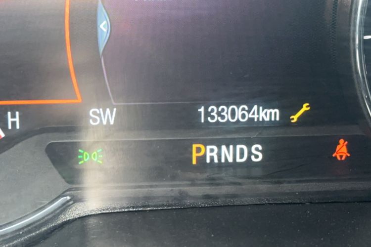 Used Lincoln MKZ 2018 2.0T Premium Edition Odometer Close Up