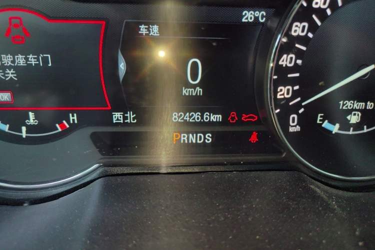 Used Lincoln MKZ 2018 2.0T Zunyue Edition Odometer Close Up