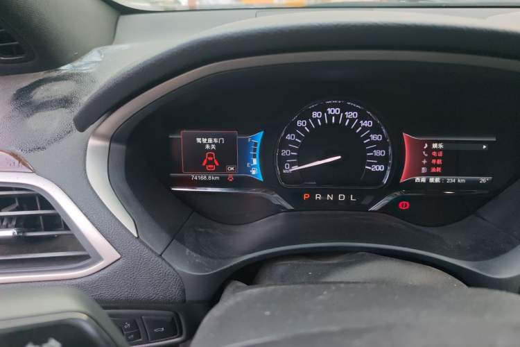Used Lincoln MKZ 2019 2.0T Prestige Version China V Standard Odometer Close Up