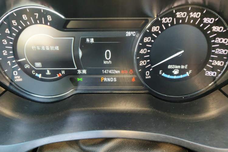 Used Lincoln MKZ 2019 2.0T Zunyue Edition China VI Standard Odometer Close Up