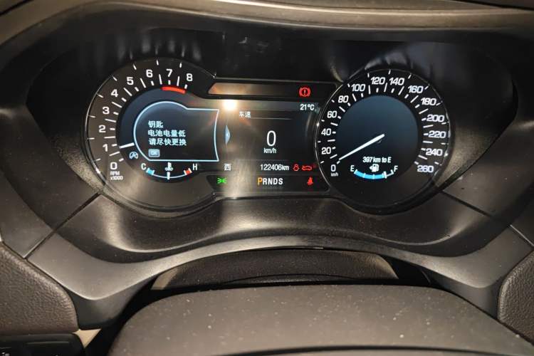 Used Lincoln MKZ 2019 2.0T Luxury Edition China VI Standard Odometer Close Up